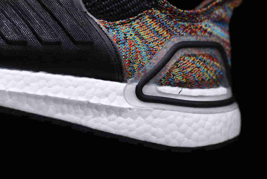 巴斯夫boost鞋底 adidas ultraboost 19 黑粉彩虹 ub19 ub5.